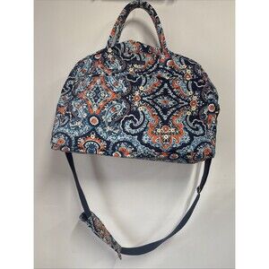 Vera Bradley Weekender Duffel Travel Bag w/Strap Marrakesh Pattern